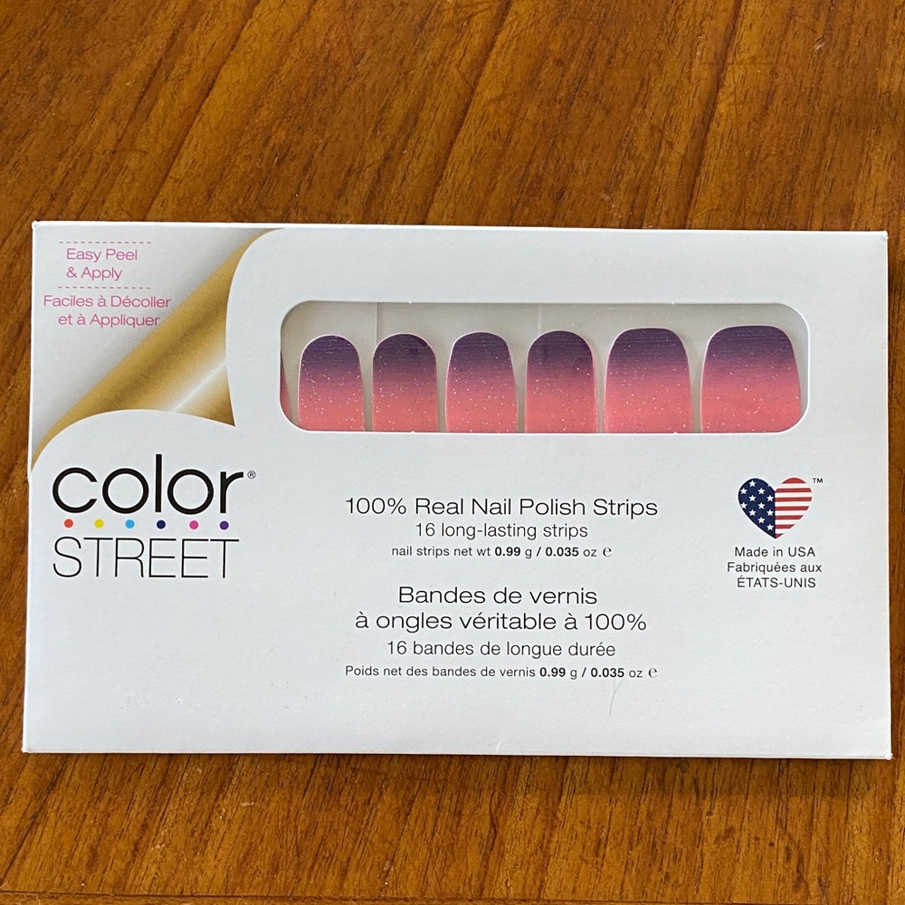 4/$25 Color Street Nail Polish Strips NWT “Til the Glitter End”